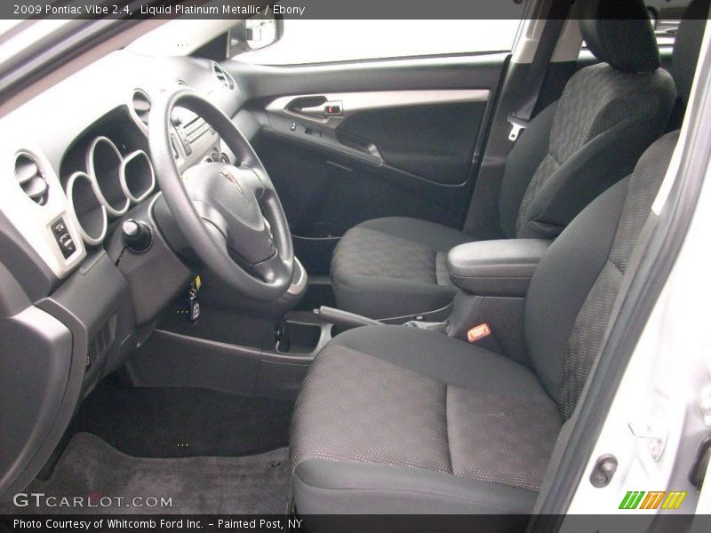 Liquid Platinum Metallic / Ebony 2009 Pontiac Vibe 2.4