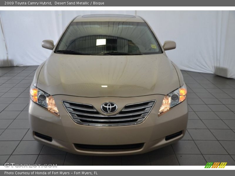 Desert Sand Metallic / Bisque 2009 Toyota Camry Hybrid