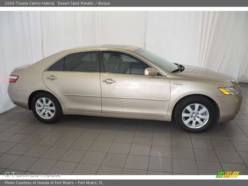 Desert Sand Metallic / Bisque 2009 Toyota Camry Hybrid