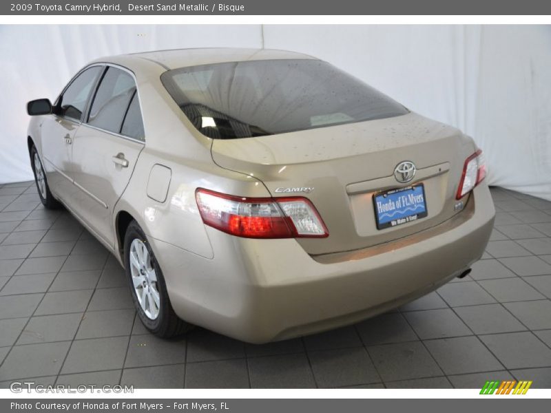 Desert Sand Metallic / Bisque 2009 Toyota Camry Hybrid