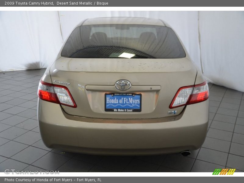 Desert Sand Metallic / Bisque 2009 Toyota Camry Hybrid