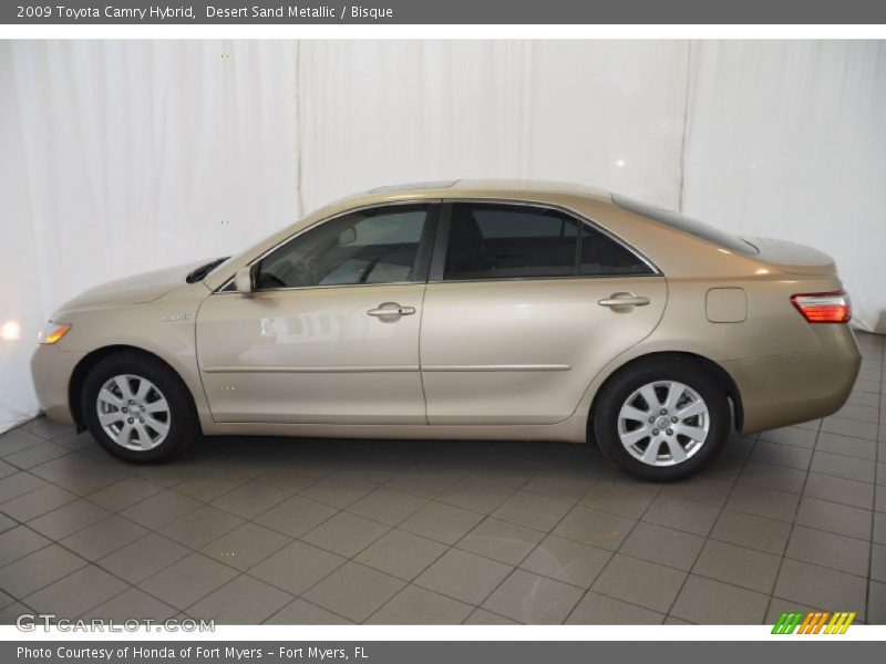 Desert Sand Metallic / Bisque 2009 Toyota Camry Hybrid