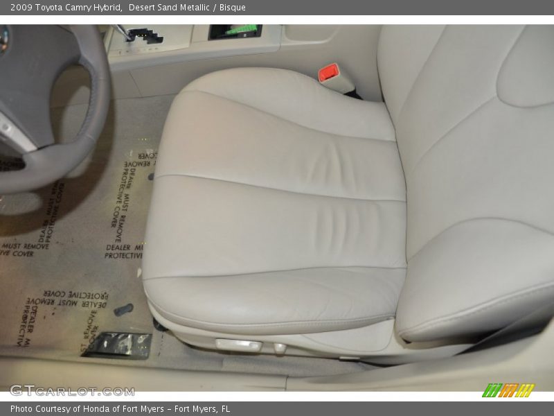 Desert Sand Metallic / Bisque 2009 Toyota Camry Hybrid