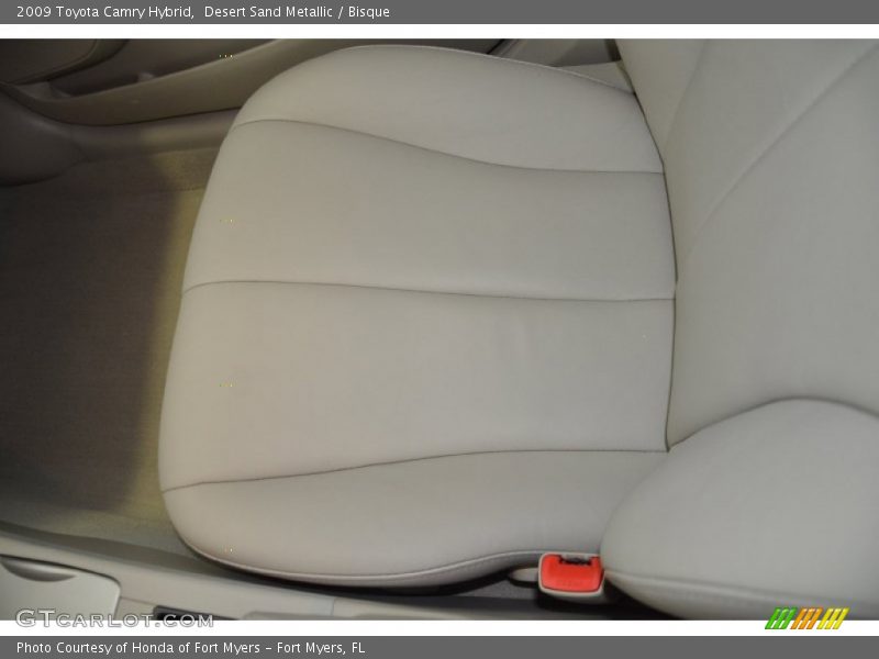 Desert Sand Metallic / Bisque 2009 Toyota Camry Hybrid