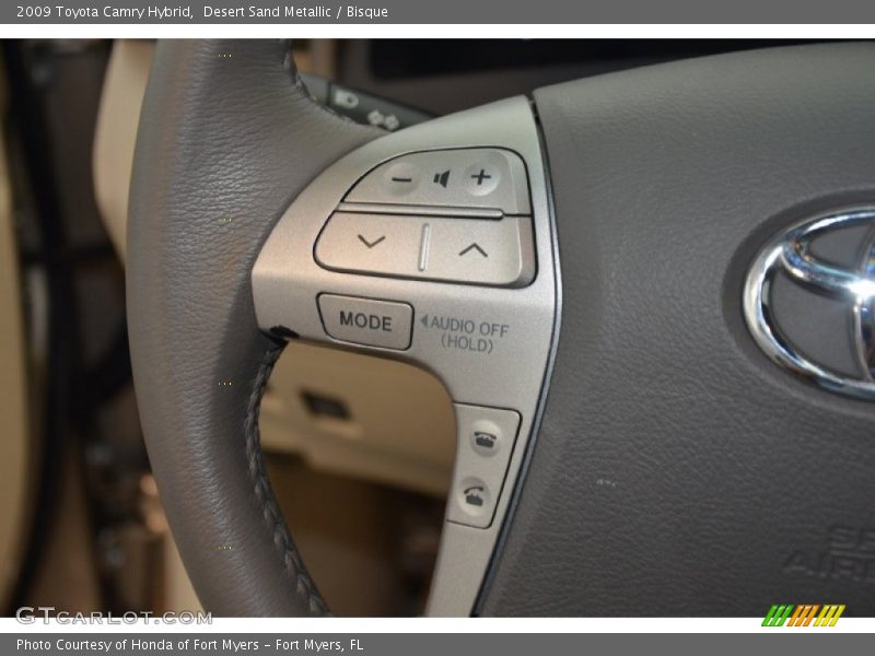 Desert Sand Metallic / Bisque 2009 Toyota Camry Hybrid