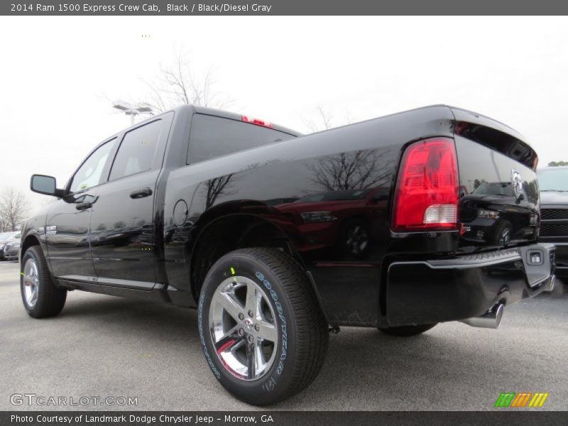 Black / Black/Diesel Gray 2014 Ram 1500 Express Crew Cab