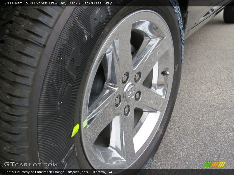 Black / Black/Diesel Gray 2014 Ram 1500 Express Crew Cab