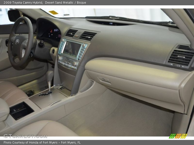 Desert Sand Metallic / Bisque 2009 Toyota Camry Hybrid