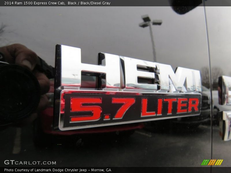 Black / Black/Diesel Gray 2014 Ram 1500 Express Crew Cab