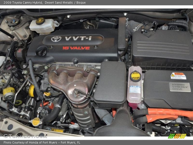 Desert Sand Metallic / Bisque 2009 Toyota Camry Hybrid