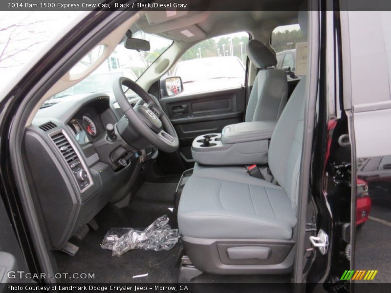 Black / Black/Diesel Gray 2014 Ram 1500 Express Crew Cab