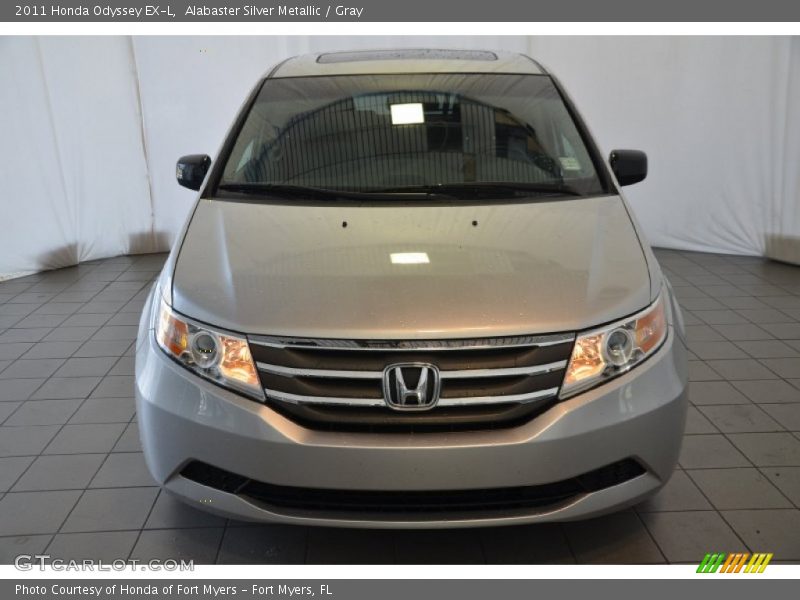 Alabaster Silver Metallic / Gray 2011 Honda Odyssey EX-L