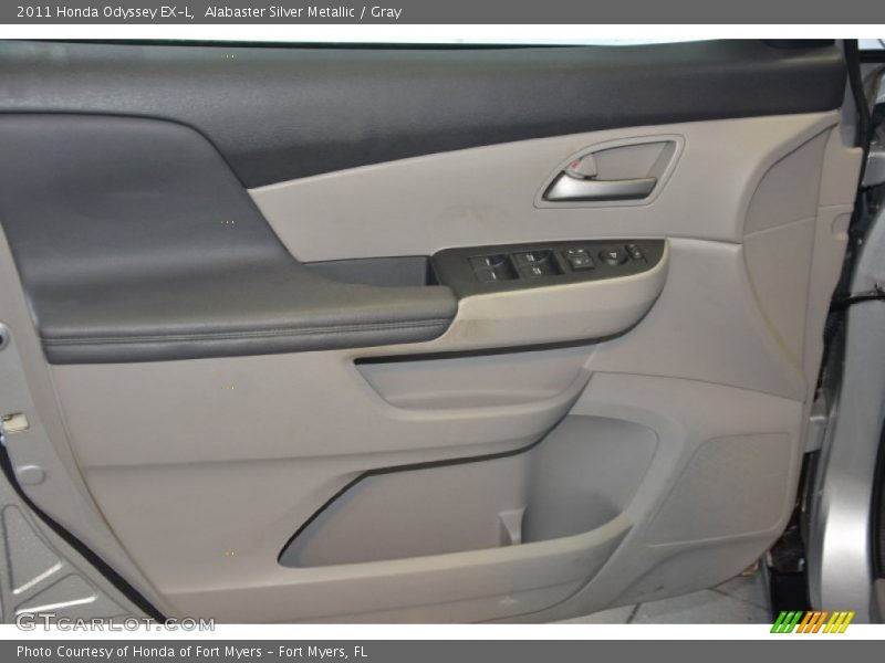 Alabaster Silver Metallic / Gray 2011 Honda Odyssey EX-L