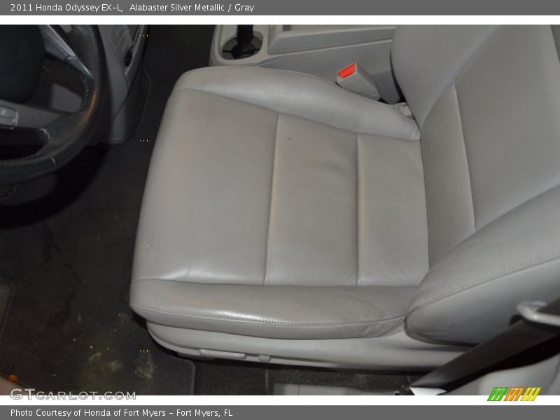 Alabaster Silver Metallic / Gray 2011 Honda Odyssey EX-L
