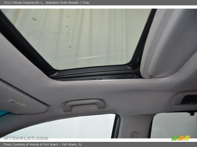 Alabaster Silver Metallic / Gray 2011 Honda Odyssey EX-L