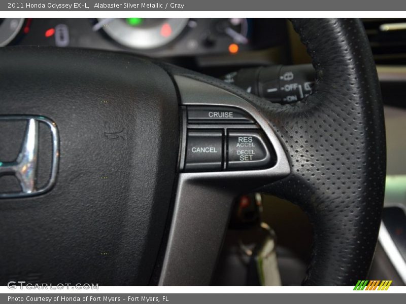 Alabaster Silver Metallic / Gray 2011 Honda Odyssey EX-L