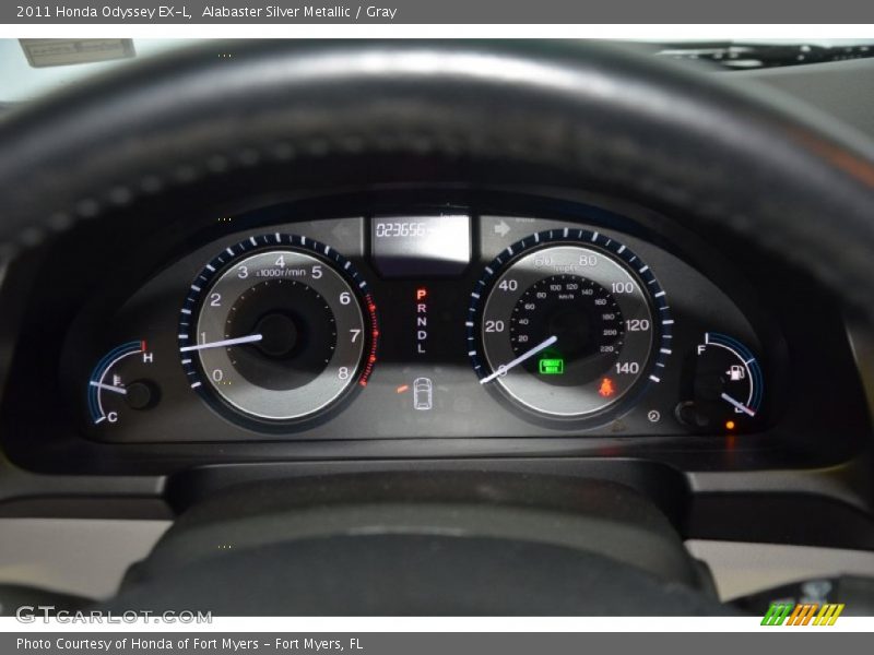 Alabaster Silver Metallic / Gray 2011 Honda Odyssey EX-L