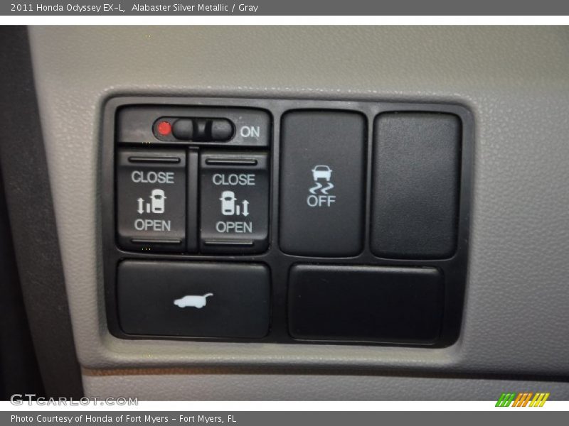 Alabaster Silver Metallic / Gray 2011 Honda Odyssey EX-L