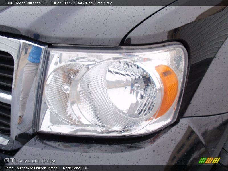 Brilliant Black / Dark/Light Slate Gray 2008 Dodge Durango SLT