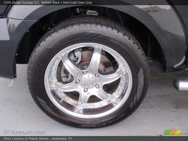Brilliant Black / Dark/Light Slate Gray 2008 Dodge Durango SLT