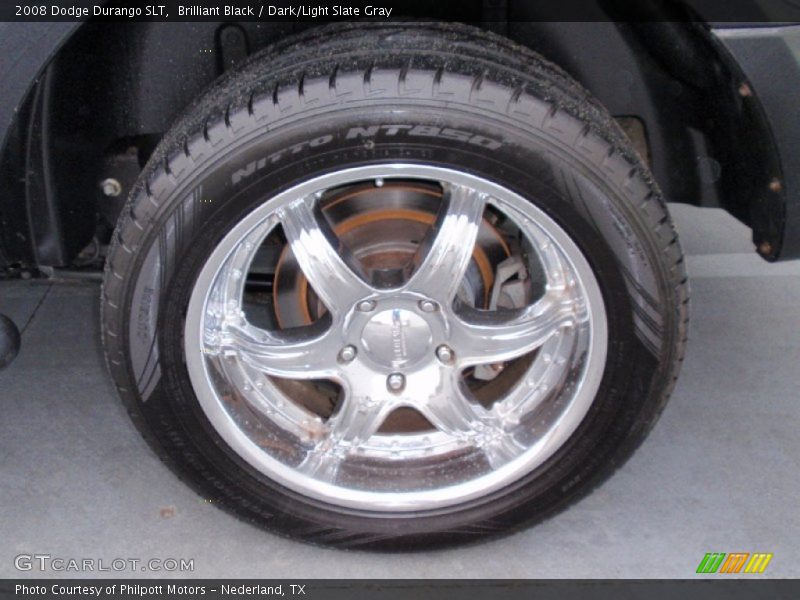 Brilliant Black / Dark/Light Slate Gray 2008 Dodge Durango SLT