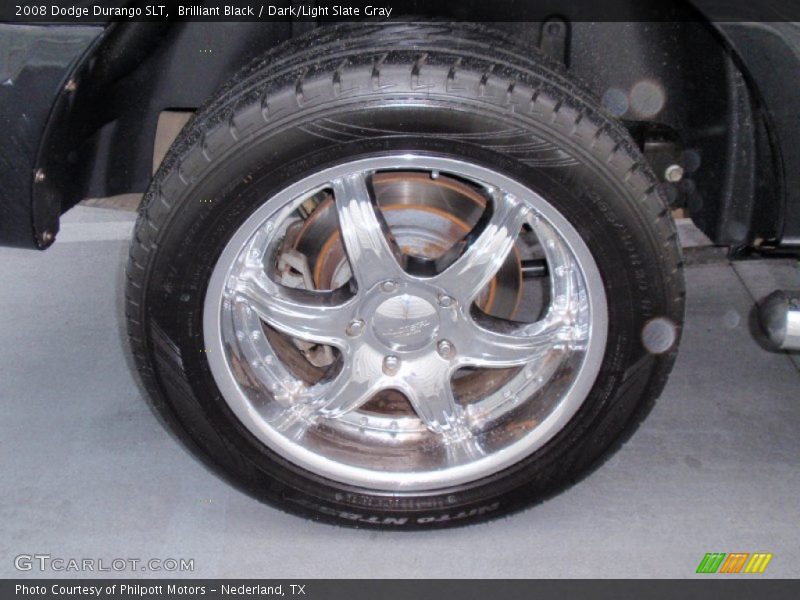 Brilliant Black / Dark/Light Slate Gray 2008 Dodge Durango SLT