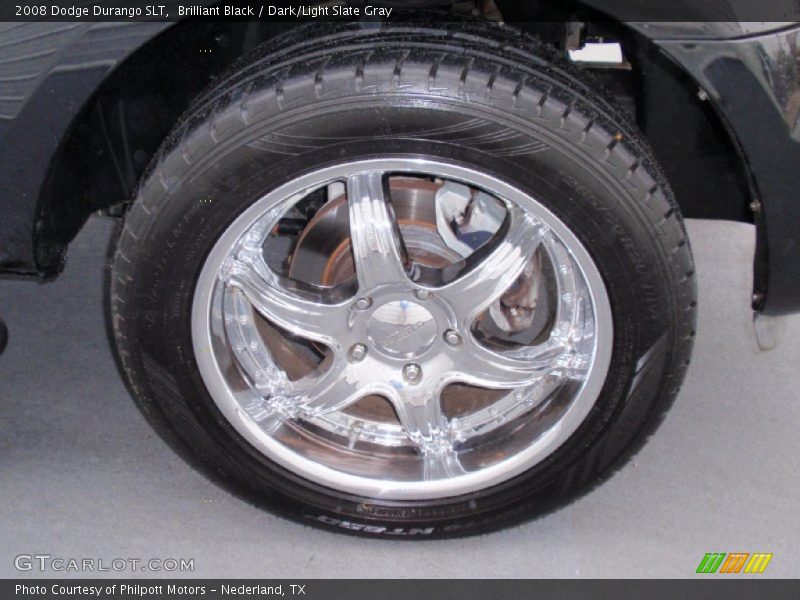 Brilliant Black / Dark/Light Slate Gray 2008 Dodge Durango SLT