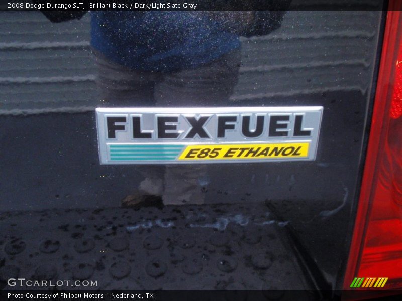 Brilliant Black / Dark/Light Slate Gray 2008 Dodge Durango SLT