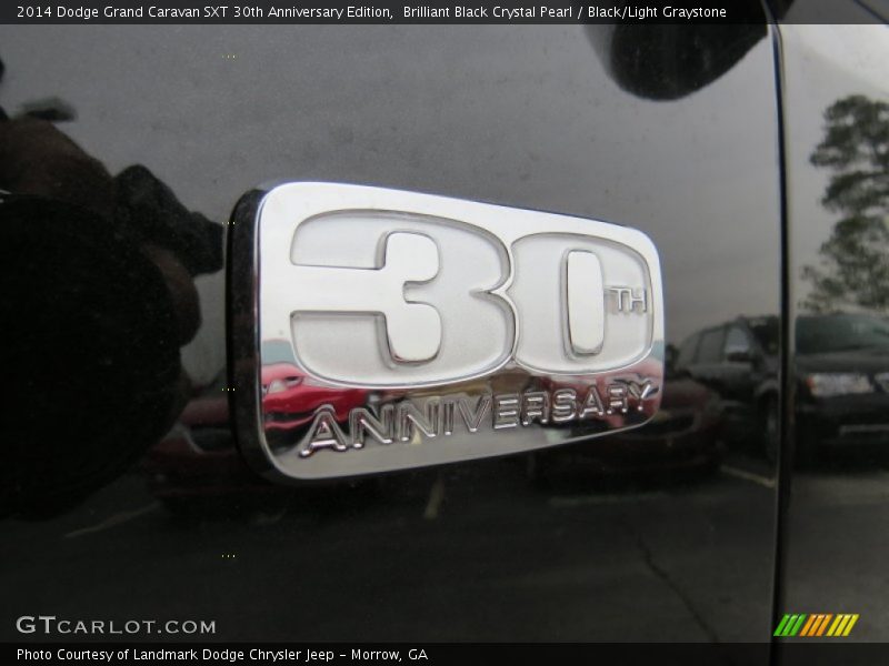 Brilliant Black Crystal Pearl / Black/Light Graystone 2014 Dodge Grand Caravan SXT 30th Anniversary Edition