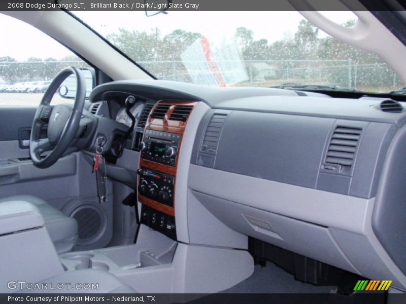 Brilliant Black / Dark/Light Slate Gray 2008 Dodge Durango SLT