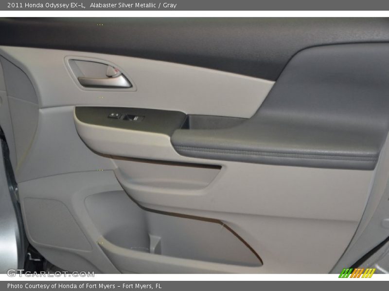 Alabaster Silver Metallic / Gray 2011 Honda Odyssey EX-L