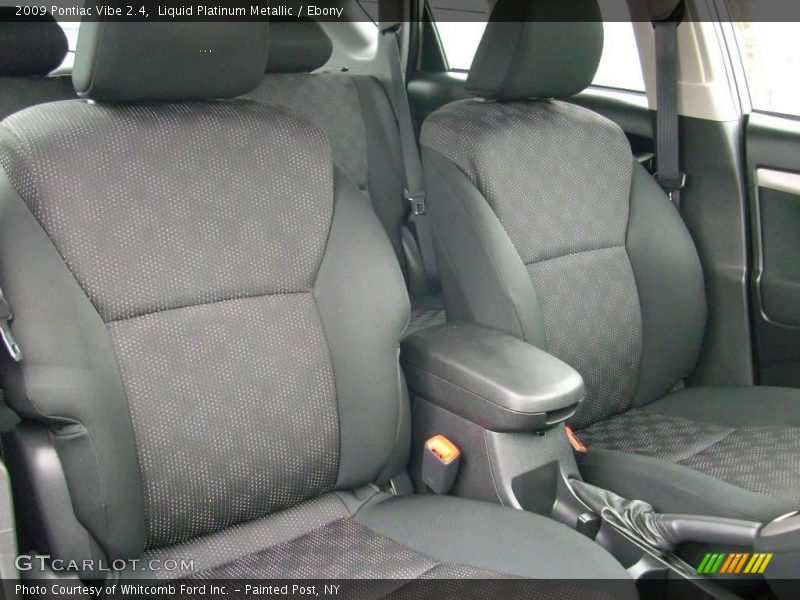 Liquid Platinum Metallic / Ebony 2009 Pontiac Vibe 2.4
