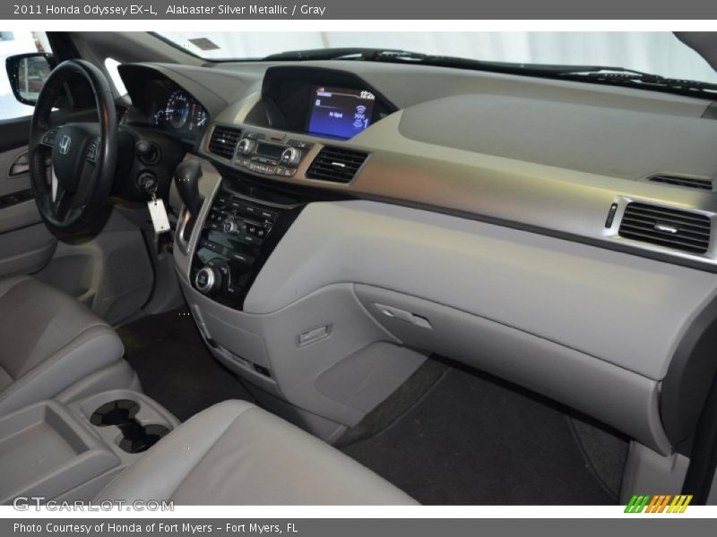 Alabaster Silver Metallic / Gray 2011 Honda Odyssey EX-L