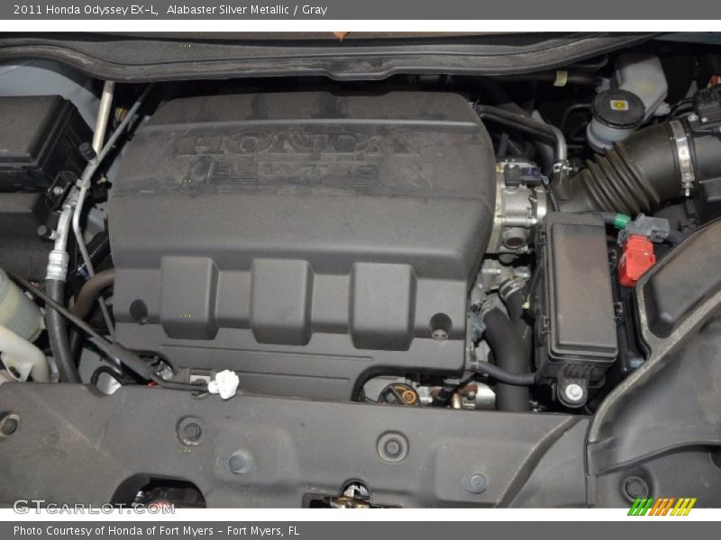 Alabaster Silver Metallic / Gray 2011 Honda Odyssey EX-L