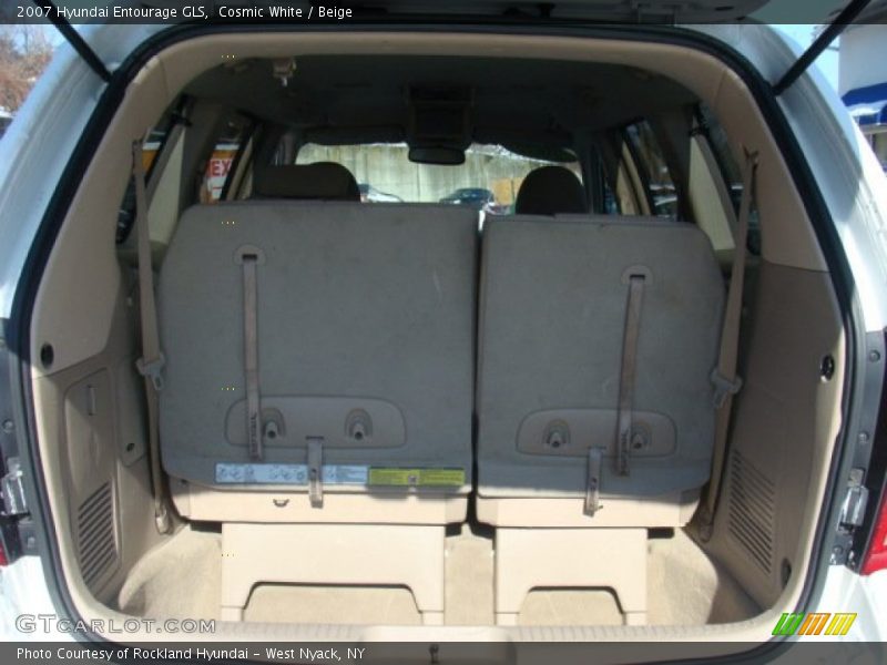 Cosmic White / Beige 2007 Hyundai Entourage GLS