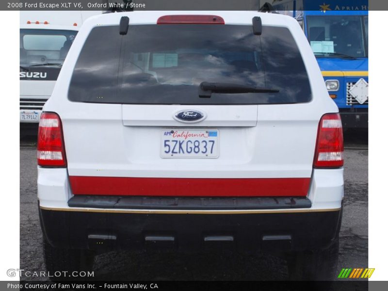 Oxford White / Stone 2008 Ford Escape XLT V6