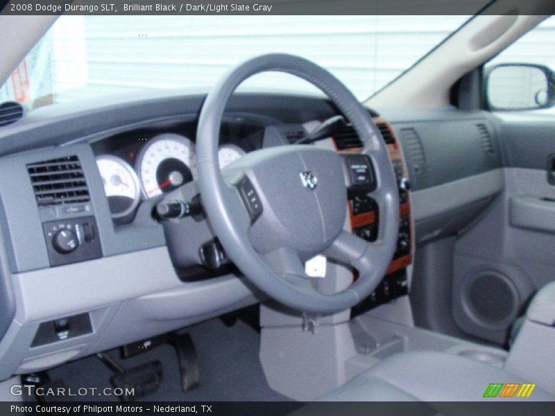Brilliant Black / Dark/Light Slate Gray 2008 Dodge Durango SLT