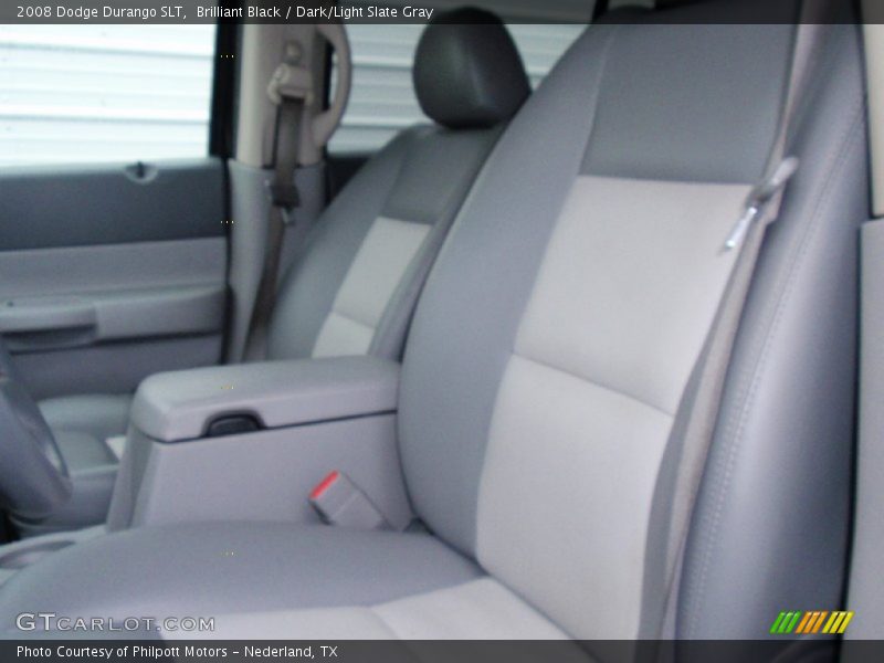 Brilliant Black / Dark/Light Slate Gray 2008 Dodge Durango SLT