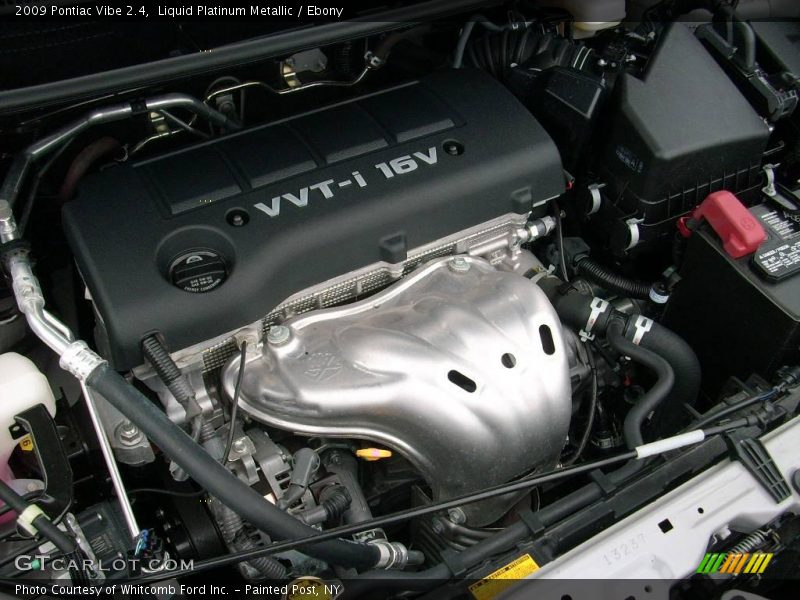 Liquid Platinum Metallic / Ebony 2009 Pontiac Vibe 2.4
