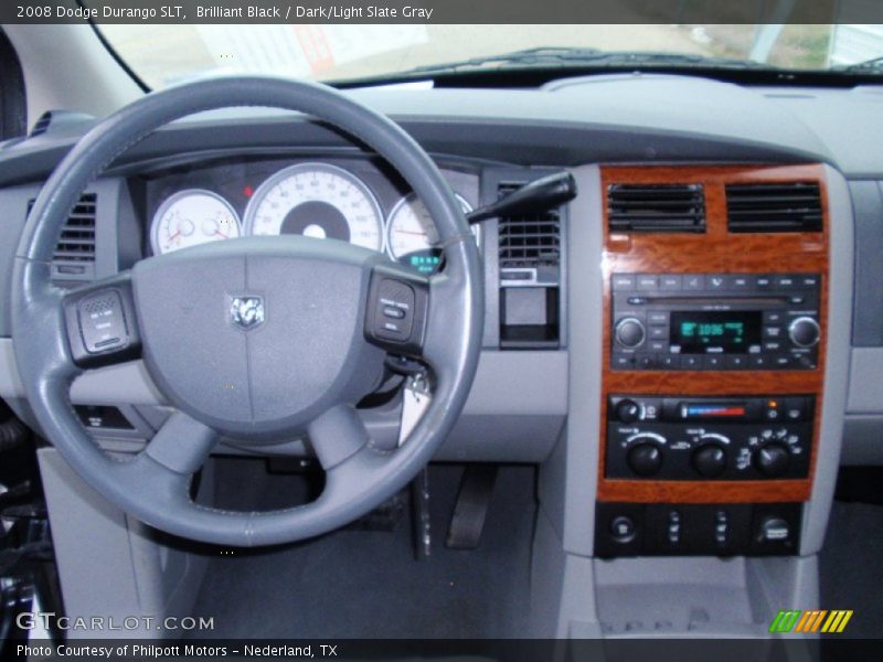 Brilliant Black / Dark/Light Slate Gray 2008 Dodge Durango SLT