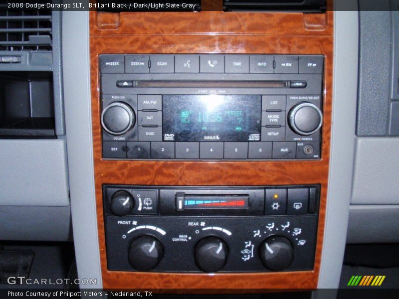 Brilliant Black / Dark/Light Slate Gray 2008 Dodge Durango SLT