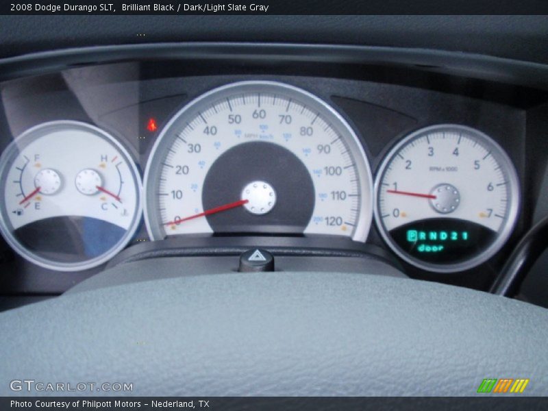 Brilliant Black / Dark/Light Slate Gray 2008 Dodge Durango SLT