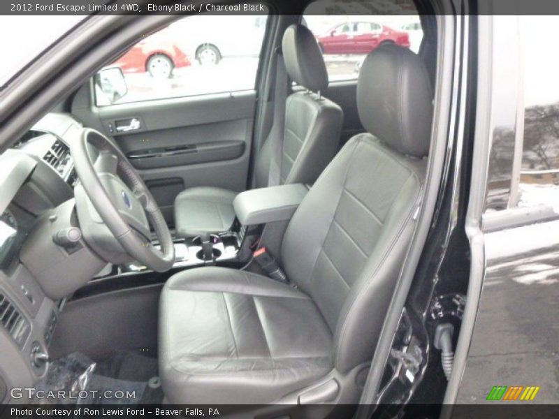 Ebony Black / Charcoal Black 2012 Ford Escape Limited 4WD