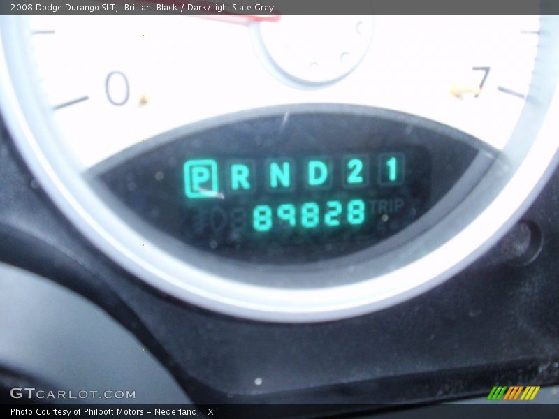 Brilliant Black / Dark/Light Slate Gray 2008 Dodge Durango SLT