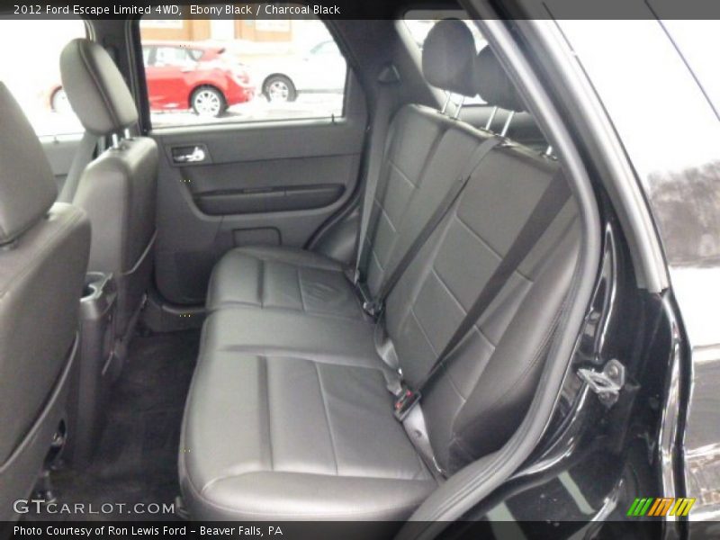 Ebony Black / Charcoal Black 2012 Ford Escape Limited 4WD