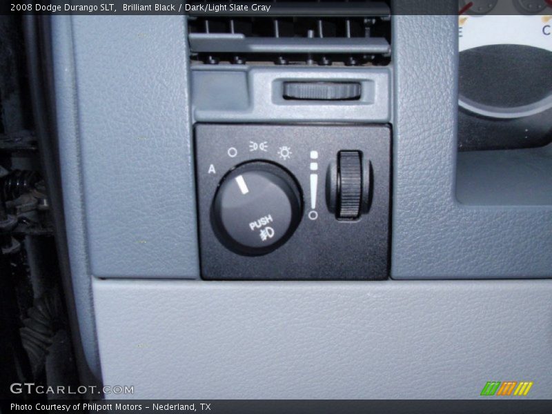 Brilliant Black / Dark/Light Slate Gray 2008 Dodge Durango SLT