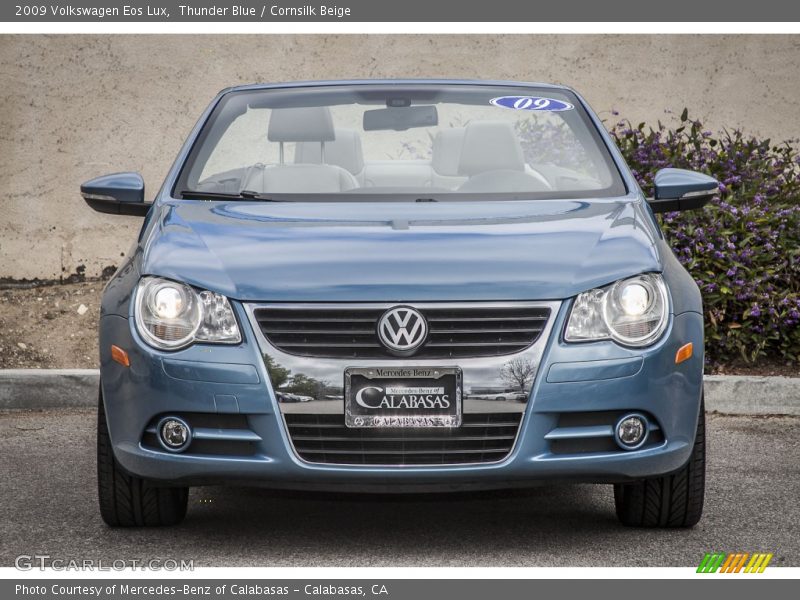 Thunder Blue / Cornsilk Beige 2009 Volkswagen Eos Lux