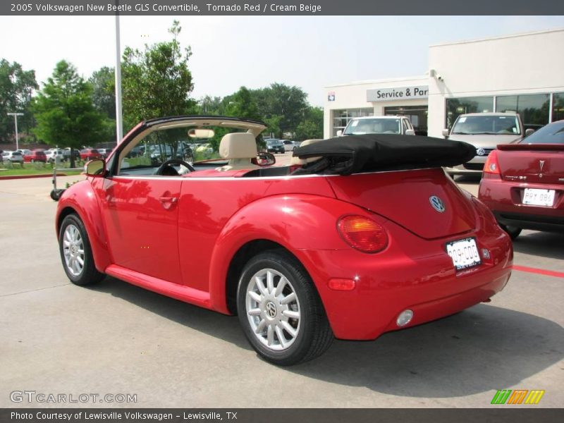Tornado Red / Cream Beige 2005 Volkswagen New Beetle GLS Convertible
