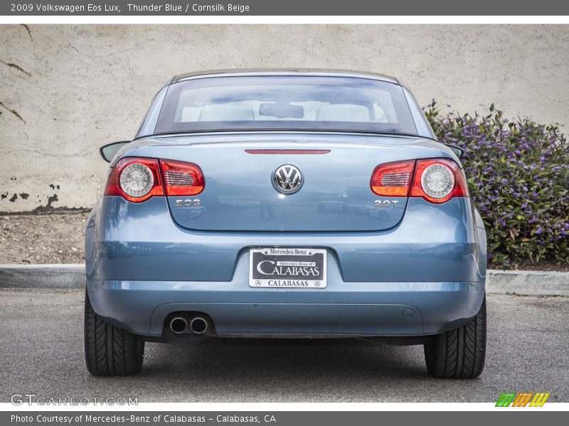 Thunder Blue / Cornsilk Beige 2009 Volkswagen Eos Lux