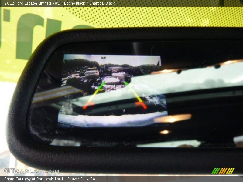 Ebony Black / Charcoal Black 2012 Ford Escape Limited 4WD